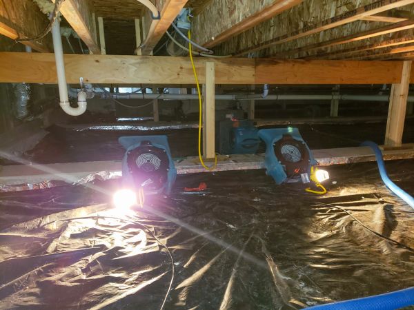 Crawlspace Water Removal in Hudson